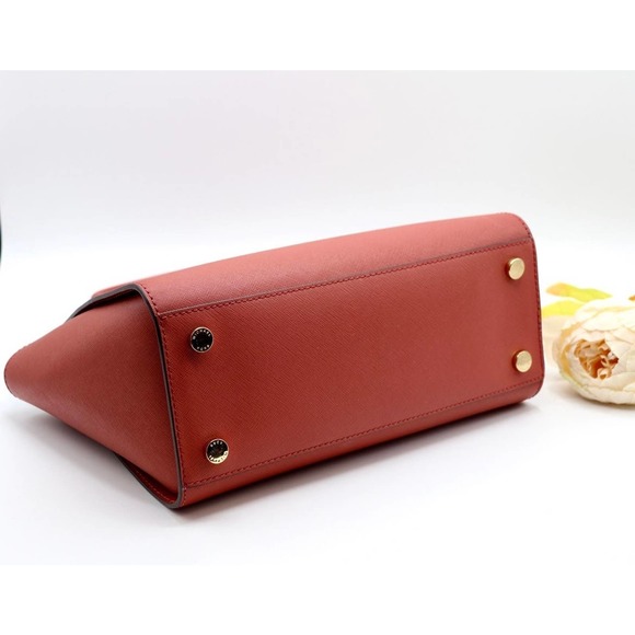 NWT Michael Kors Selma Medium Satchel Saffiano Leather - Picture 2 of 7